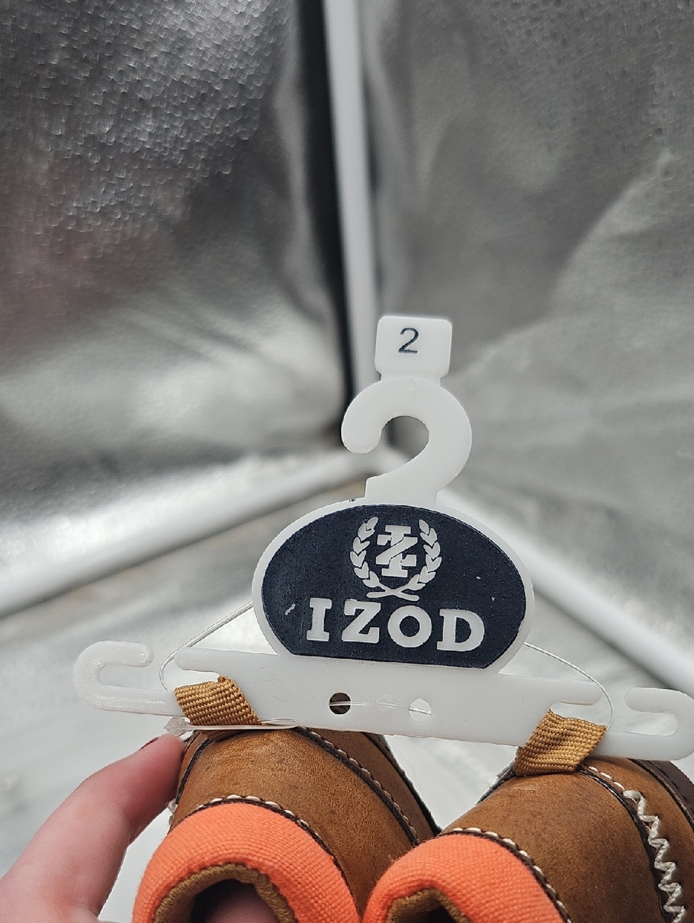Tan And Brown Izod Shoes Size 2 - Picture 9 of 9